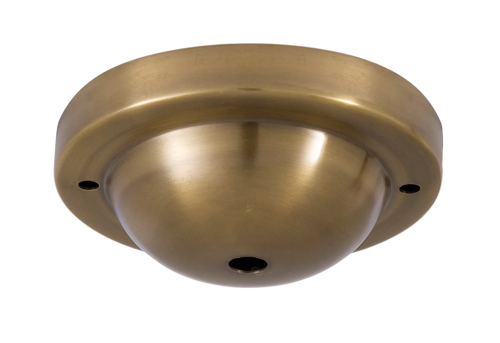 Deep Dome Shape Antique Brass Canopy & hardware kit with matching finish (11716A) - Image 4