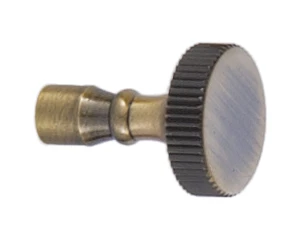 Antique Brass Finish Solid Brass Knurled Key (21007A)