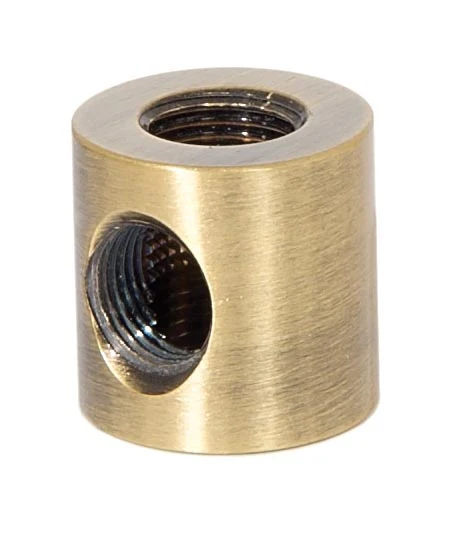 3-Way Antique Brass Finish 3/4 Inch Tall Brass Armback, 1/8F Tap (21148A)