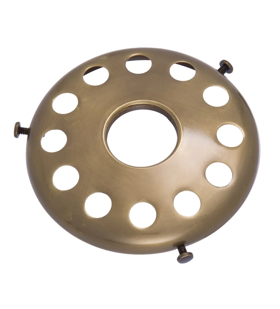 Antique Brass Finish 4 Inch UNO Shade Holder (10728A)