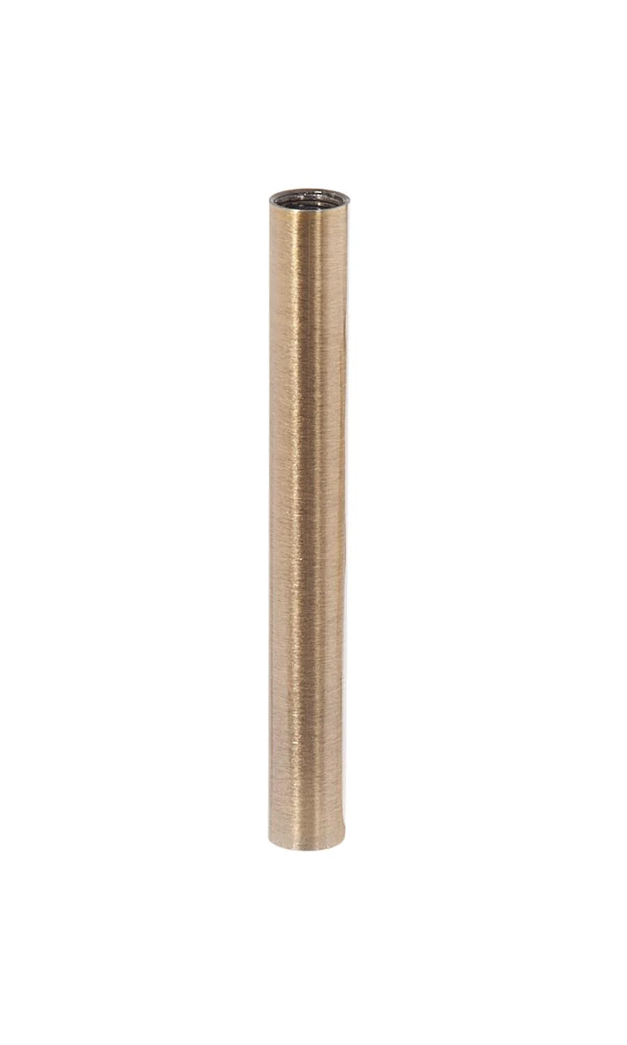 Antique Brass Finish Female Threaded Steel Lamp Pipe, 1/8F, Choice of Length (22216A) - Image 2