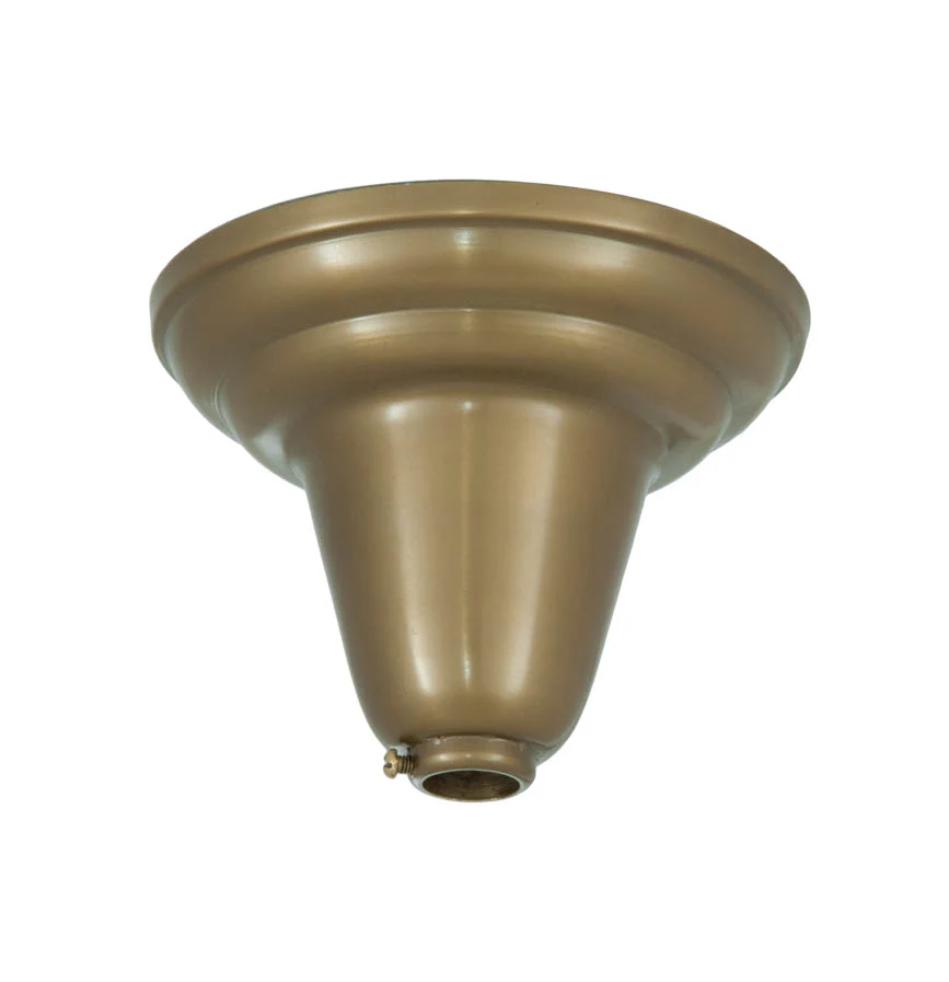 Antique Brass Fixture Canopy, 5 1/4" dia. (11816B)