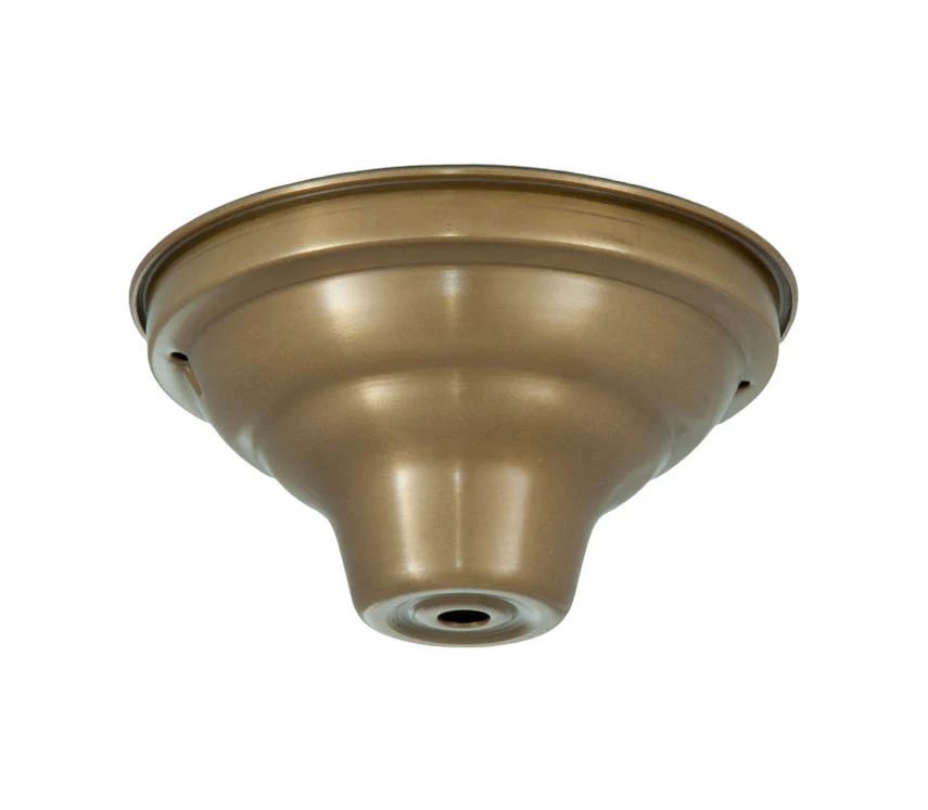 Antique Brass Fixture Canopy, 5 1/4" dia. (11830B)