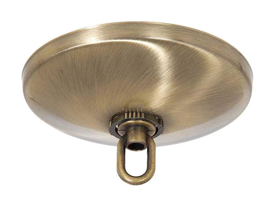 Antique Brass Finish, Modern Ceiling Canopy & Canopy Kit (11787A)