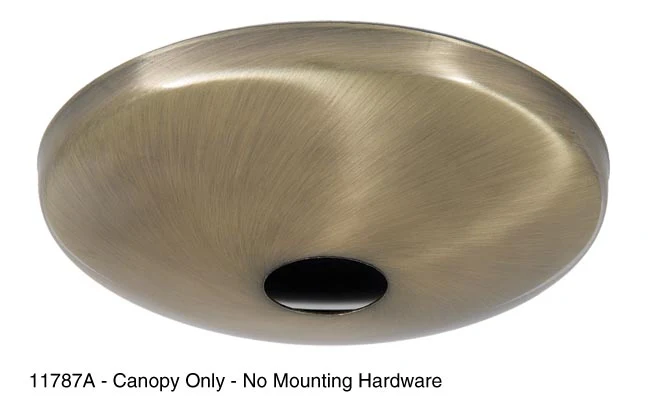 Antique Brass Finish, Modern Ceiling Canopy & Canopy Kit (11787A) - Image 3