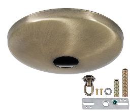 Antique Brass Finish, Modern Ceiling Canopy & Canopy Kit (11787A) - Image 5