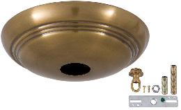 Antique Brass Solid Spun Brass Ribbed Canopy Kits (11734A) - Image 3