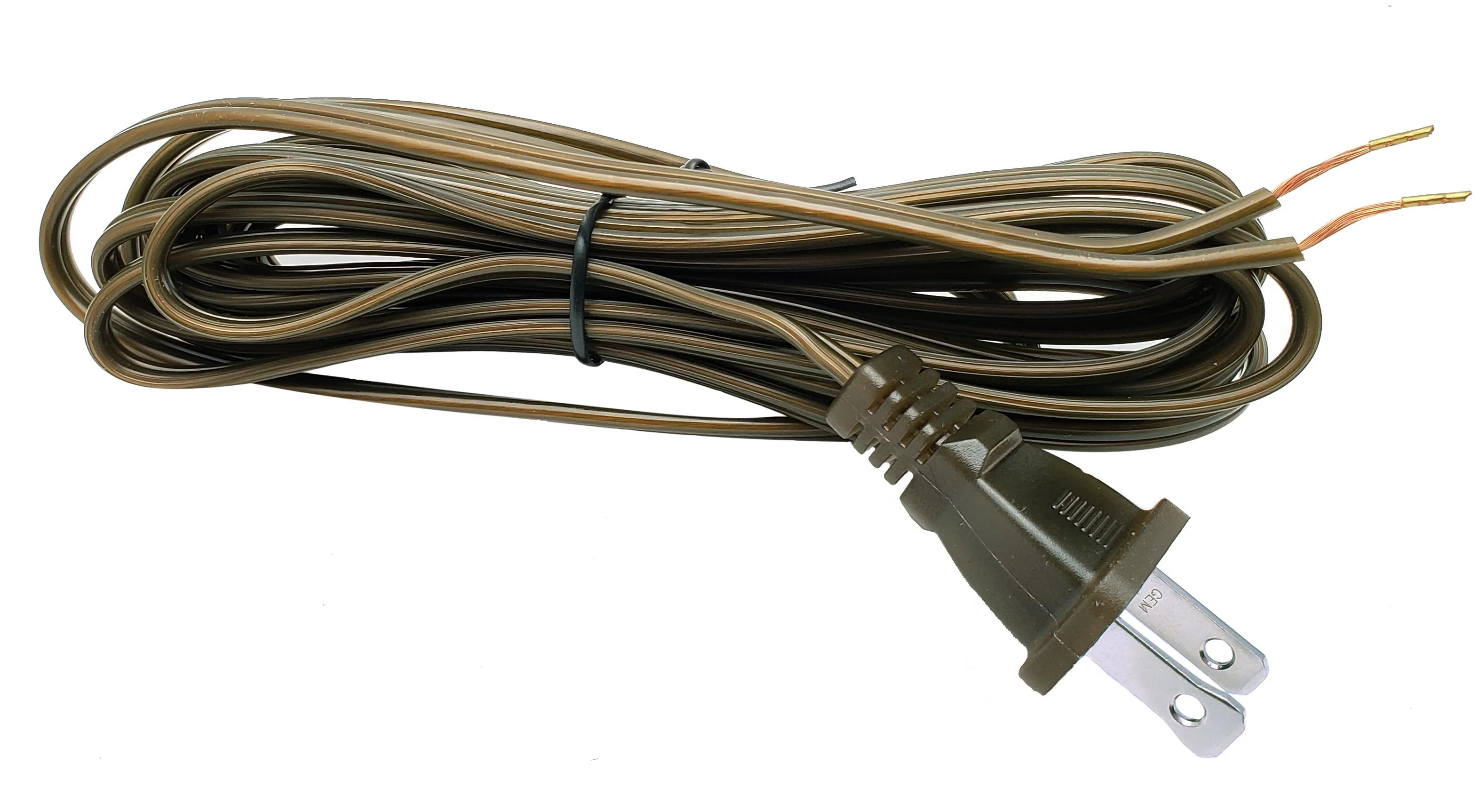Antique Bronze, 18/2 Plastic Covered Lamp Cord - Wire Sets, CHOICE OF 3 LENGTHS (46706) - Image 2