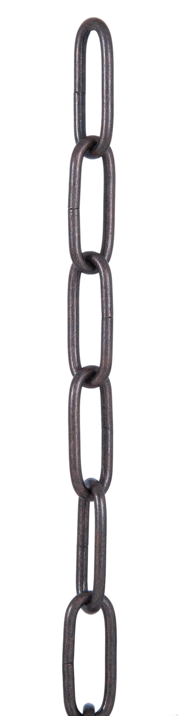 Antique Bronze 6 Gauge Straight Sided Oval Steel Chain (12991B)