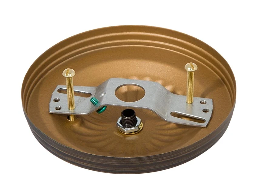 Antique Bronze Ceiling Canopy Kit with Hardware, 5-1/8" dia. (10801AB) - Image 2