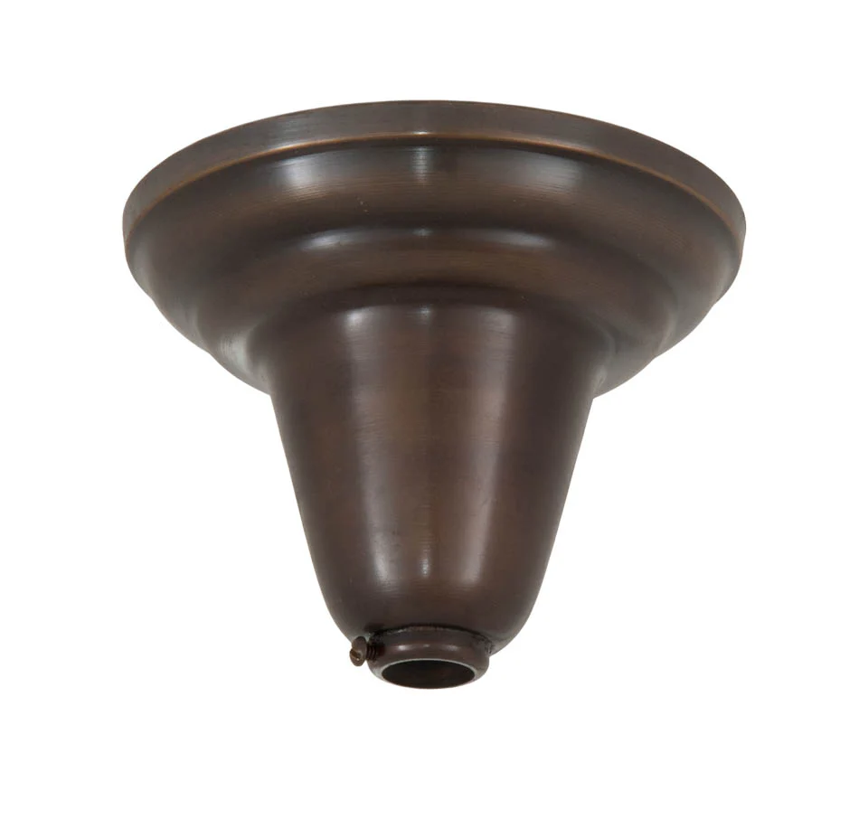 Antique Bronze Fixture Canopy, 5 1/4" dia. (11816A)