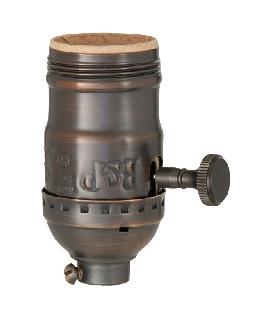 Antique Bronze Premium Lamp Sockets (48141B)