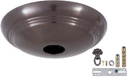Antique Bronze Solid Spun Brass Ribbed Canopy Kits (11734B) - Image 3