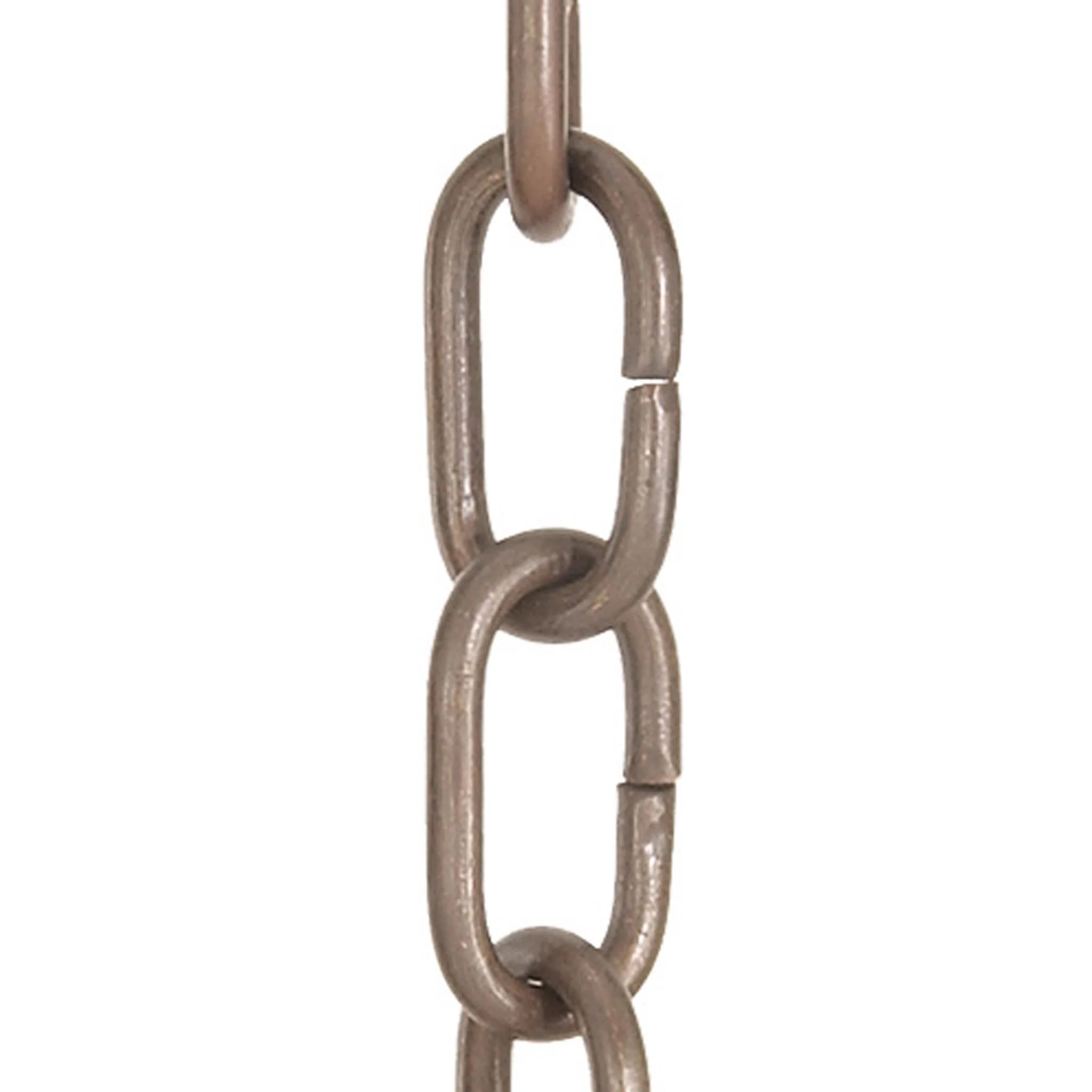 Antique Finish, Straight Side Oval Brass Chain (12983A)