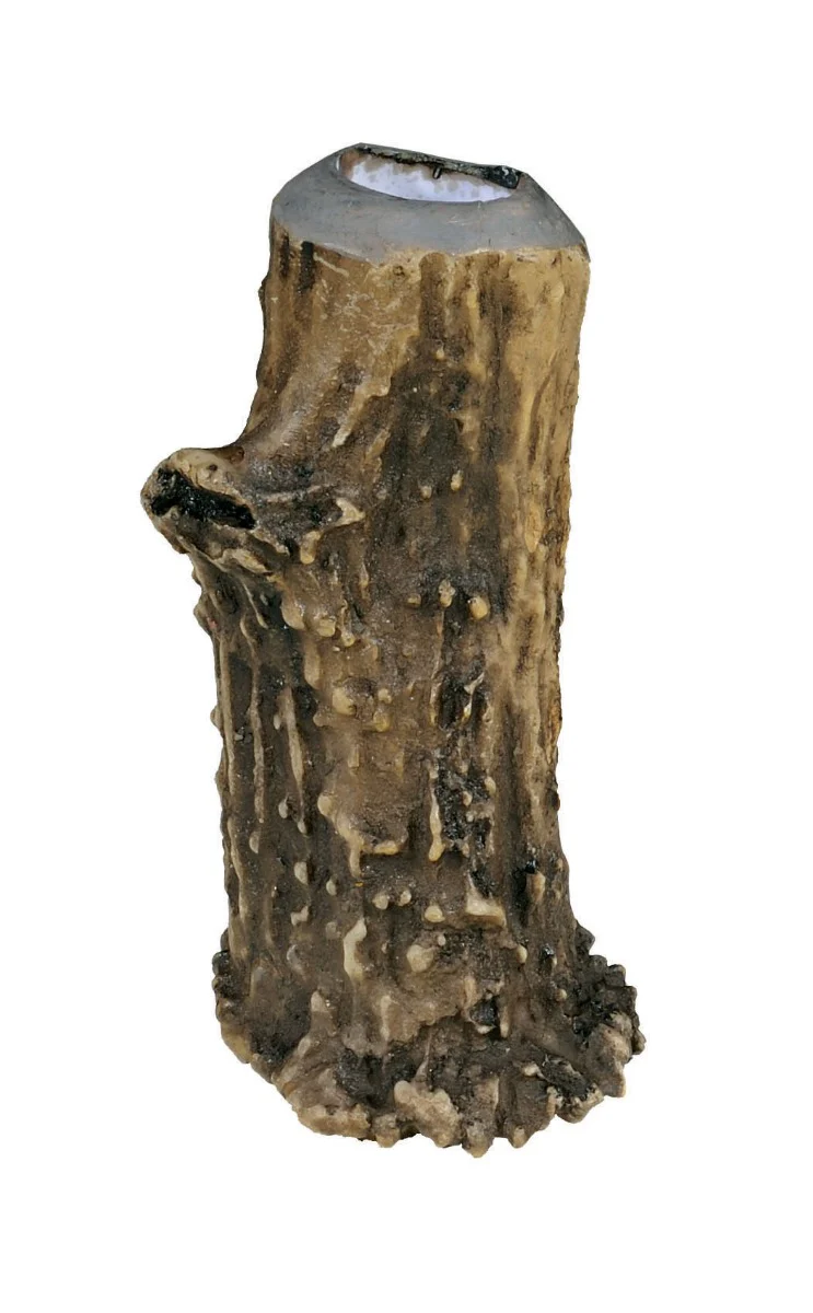 4" Tall Polybeeswax Antler Candelabra Size Candle Cover with Slanted Base (19843)