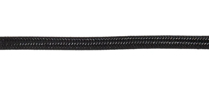 Black 18 Gauge SPT-2 Fabric Lamp Cord, Choice of Length (46633BK) - Image 2
