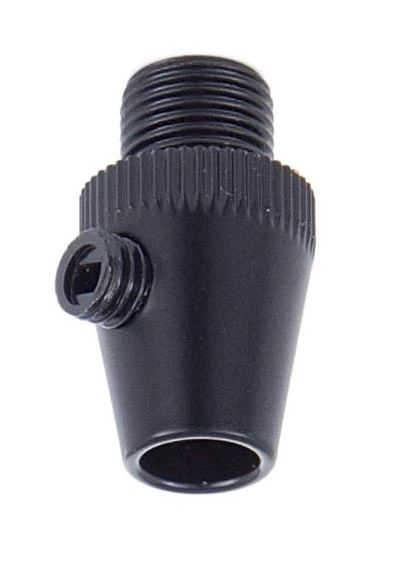 Black Finish Metal Cord Grip Bushing w/Set Screw (26945BK)