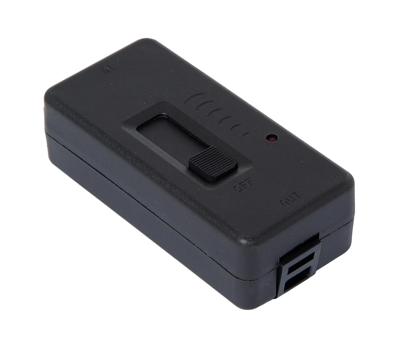 Black Full Range Inline Dimmer Switch for LED, CFL, Incandescent Bulbs (48473BK)