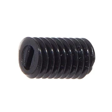 Black Hard Polycarbonite Set Screw, 25/64 Inch Long (21235BK)