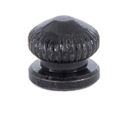 Black Knurled Canopy Knob 8-32 Tap (20716BK)