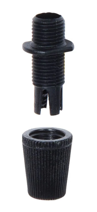Black Pulley Lamp Cord Grip Bushing 1/8IP (26919)