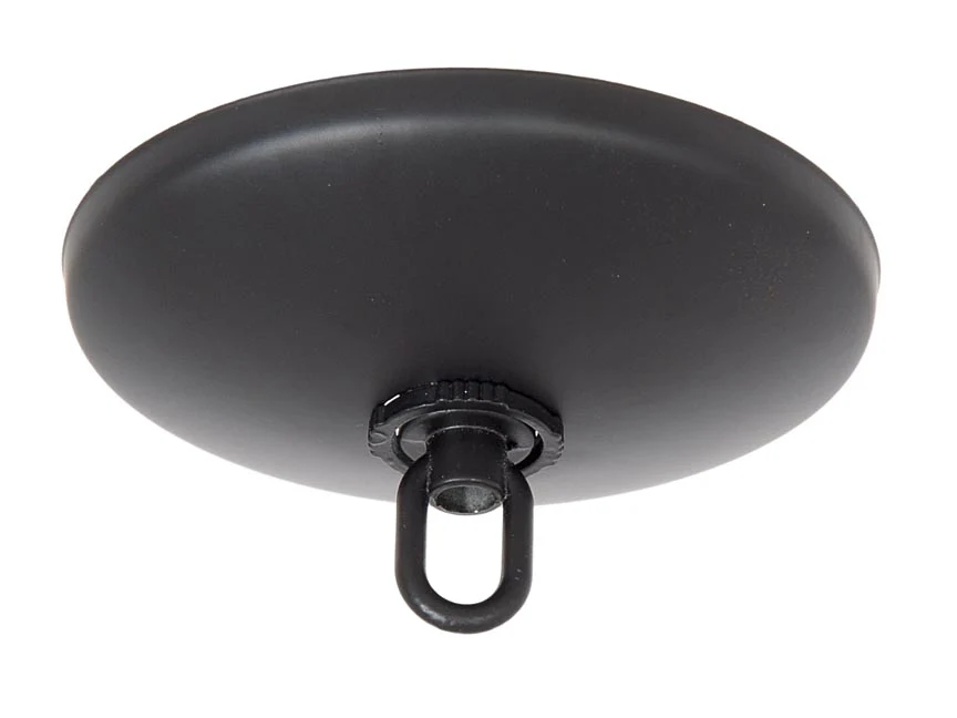Black Finish, Modern Ceiling Canopy & Canopy Kit (11787BK)