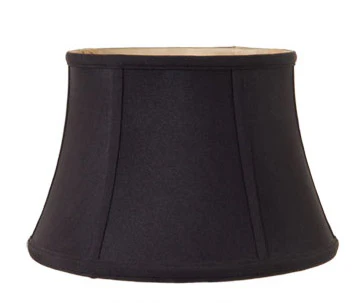 Black Tissue Shantung Deluxe Bell Shade (05999Z)