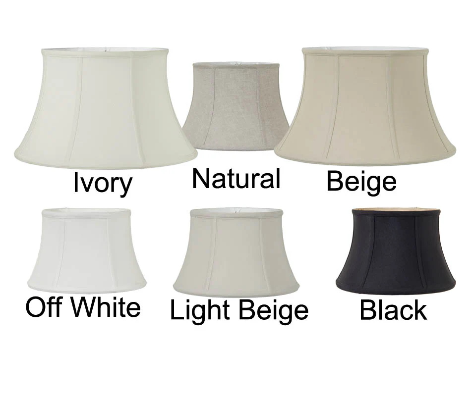 Black Tissue Shantung Deluxe Bell Shade (05999Z) - Image 3