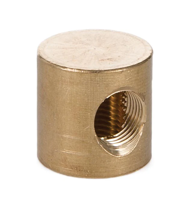Brass 2-Way Lamp Armback with Blind Top, 1/8F x 1/8F (21149U)