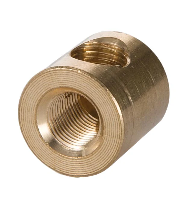Brass 2-Way Lamp Armback with Blind Top, 1/8F x 1/8F (21149U) - Image 2