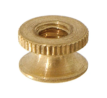 8-32 Brass Battery Nut, 11/32" Diameter (20730)