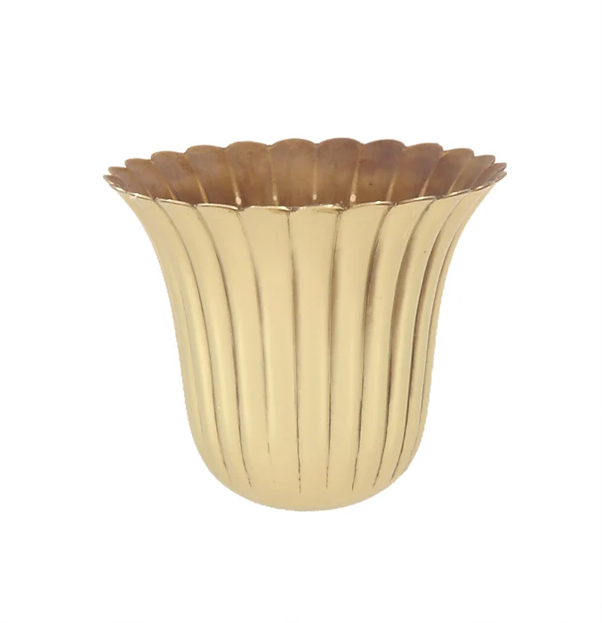 Brass Candle Cup or Husk, 2 5/8" ht. (11634U)