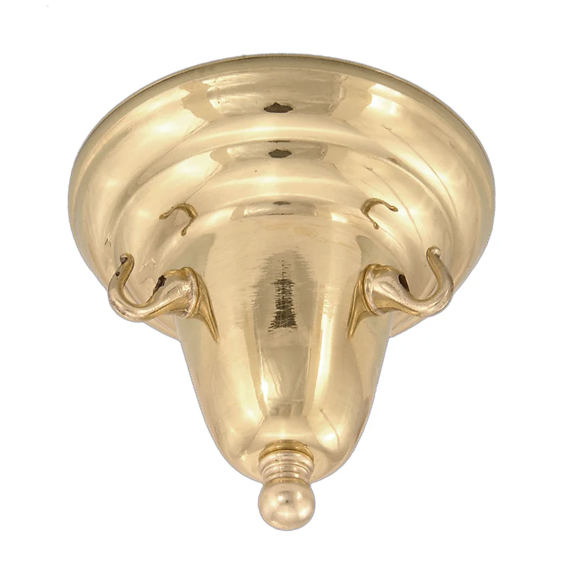 Brass Chain Drop Canopy for Pan Fixtures (11806)