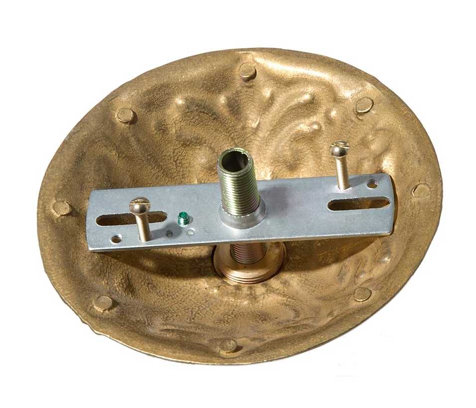 5-1/2" Diameter Ceiling Canopy kit, Die Cast Brass Material, Antique Brass Finish (11877A) - Image 2