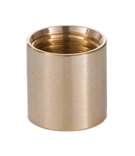 Brass Lamp Coupling, 5/8" Ht., 1/4F x 1/8F (21168U)