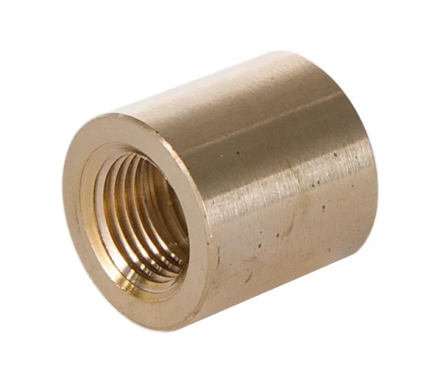 Brass Lamp Coupling, 5/8" Ht., 1/4F x 1/8F (21168U) - Image 2