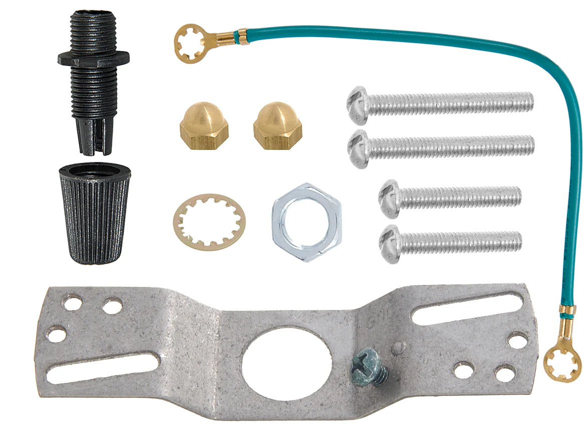 Brass Plated Modern Shallow Canopy Kit (11783) - Image 3