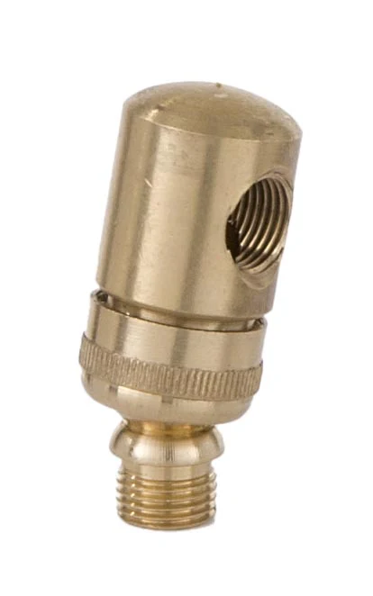 Brass Side Swivel for Lamps and Fixtures, 1/8M X 1/8F (20503U)