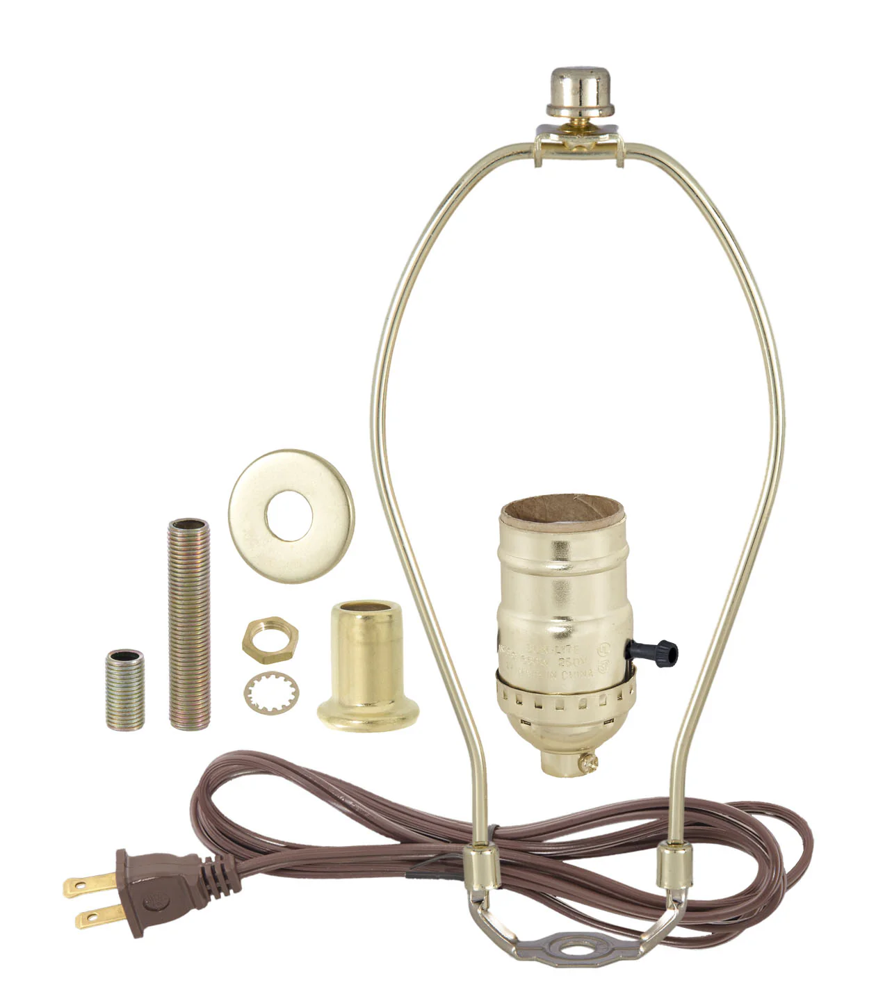 Brass Table Lamp Wiring Kit with 3-way Socket (30551P10) - Image 7