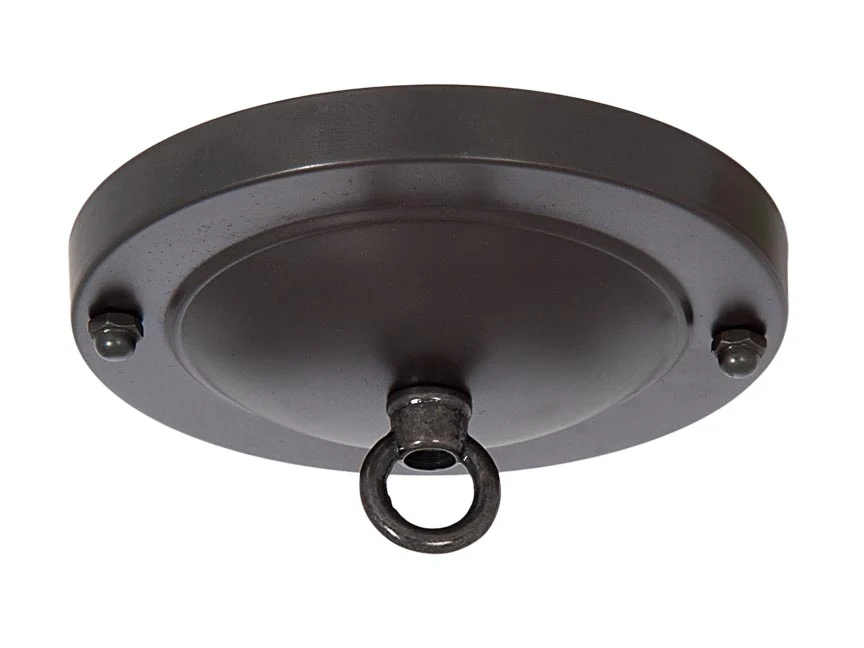 Shallow Dome Shape Bronze Canopy & hardware kit with matching finish (11717B)