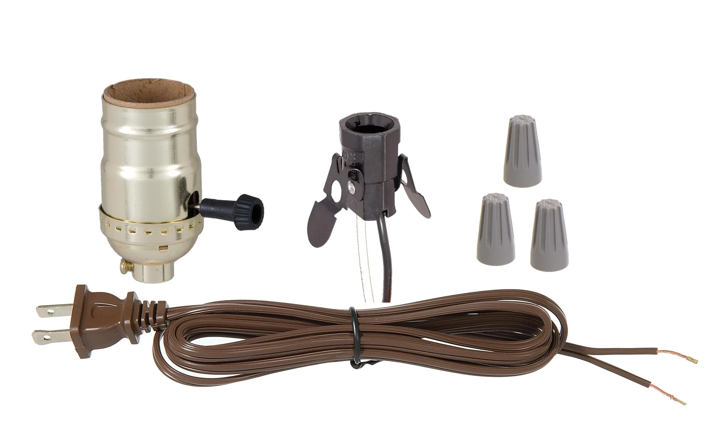 Candelabra Base Night Light Lamp Kit for Gone With the Wind and Hurricane Lamps (30558)