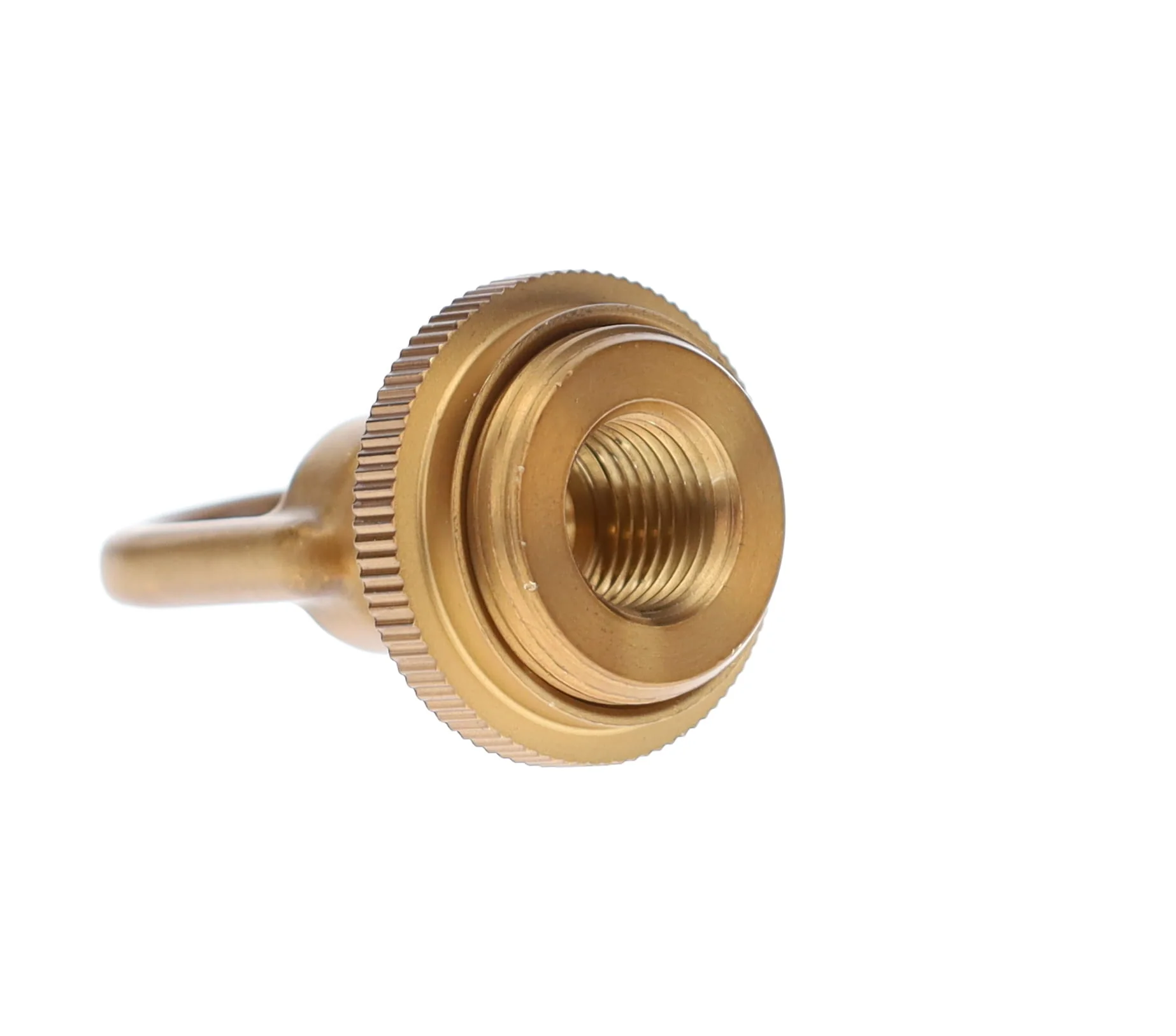 Cast Antique Brass Finish Screw Collar Canopy Set, 1/4F Tap, Mounting Hardware Kit (10951A) - Image 5
