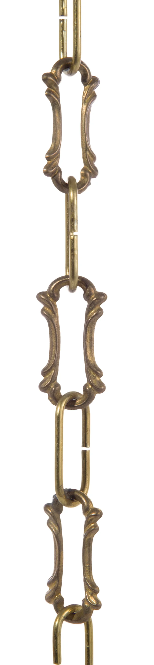 Cast Brass Antique Style Lamp Chain, Unfinished (13156)