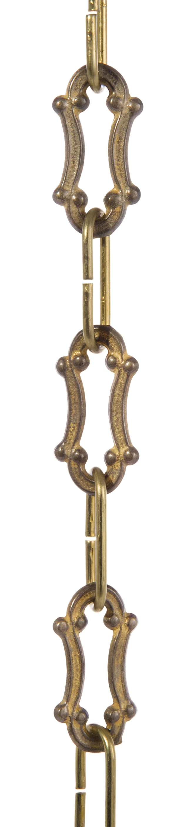 Cast Brass Antique Style Lamp Chain, Unfinished (13155)