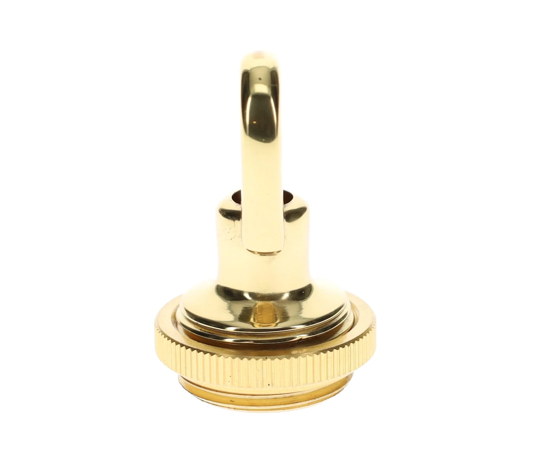 Cast Brass Polished & Lacquered Screw Collar Canopy Set, 1/4 F Tap, Mounting Hardware Kit (10951) - Image 4