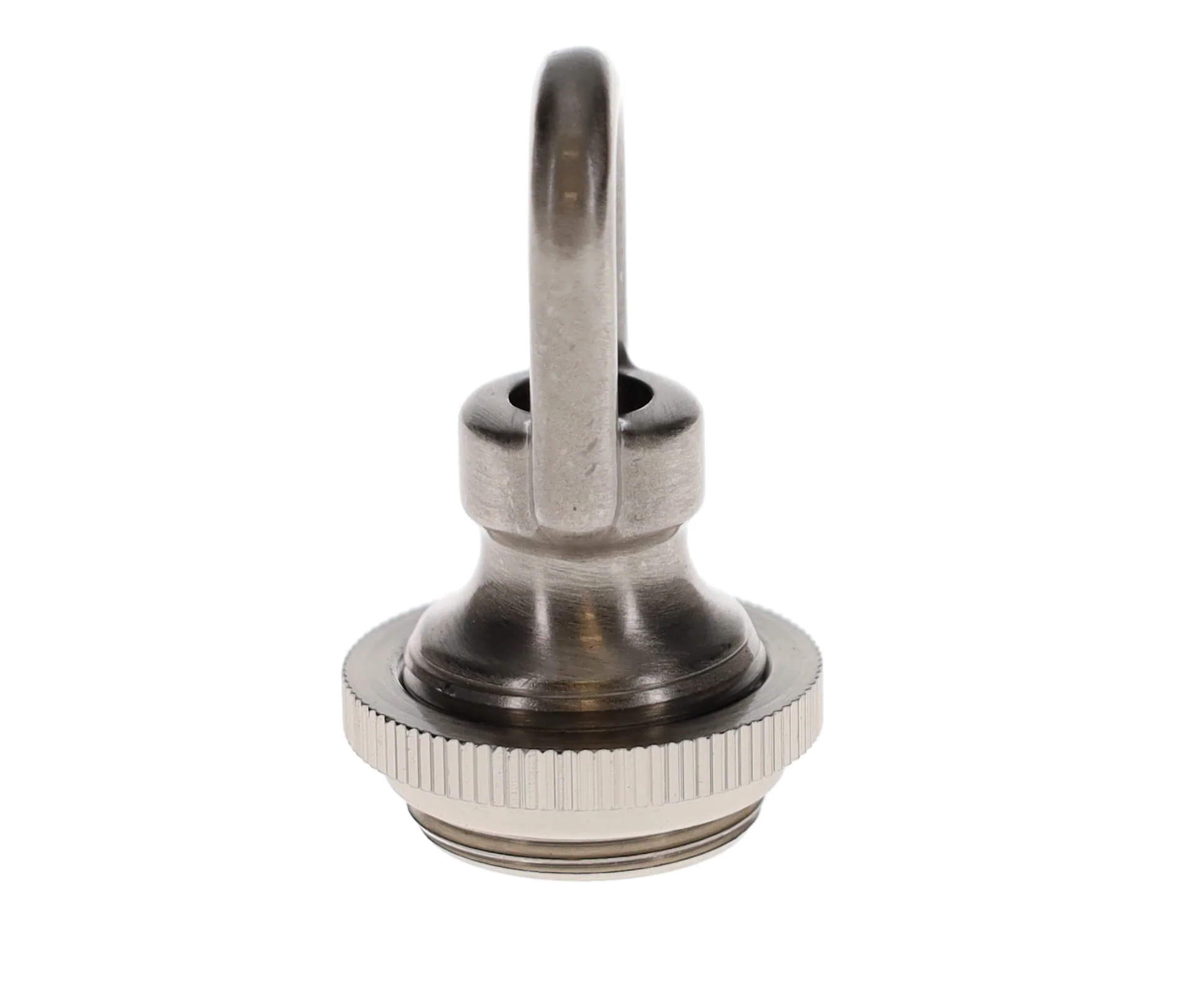 Cast Brass Satin Nickel Finish Screw Collar Canopy Set, 1/4F Tap, Mounting Hardware Kit (10951SN) - Image 3