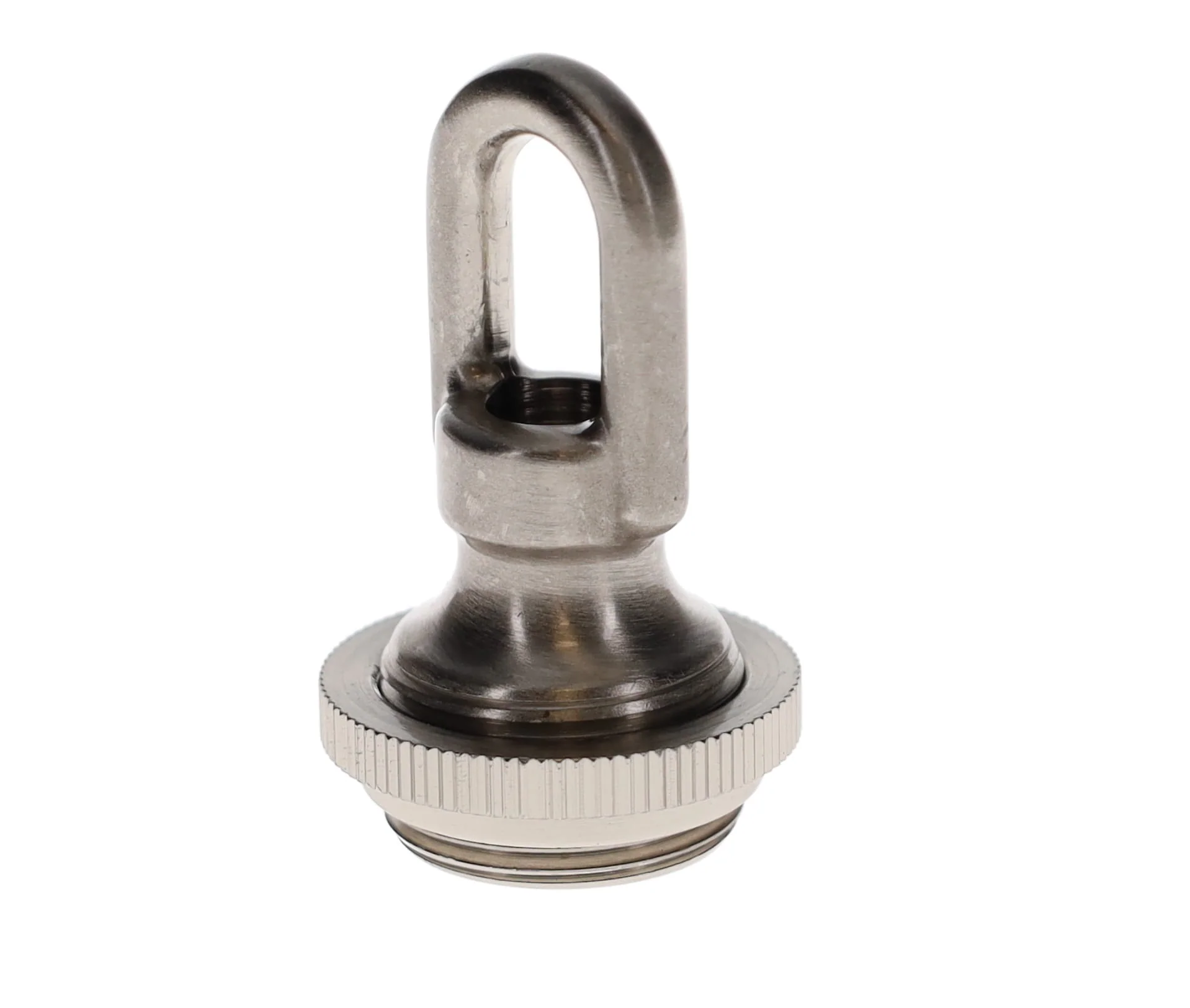 Cast Brass Satin Nickel Finish Screw Collar Canopy Set, 1/4F Tap, Mounting Hardware Kit (10951SN) - Image 4