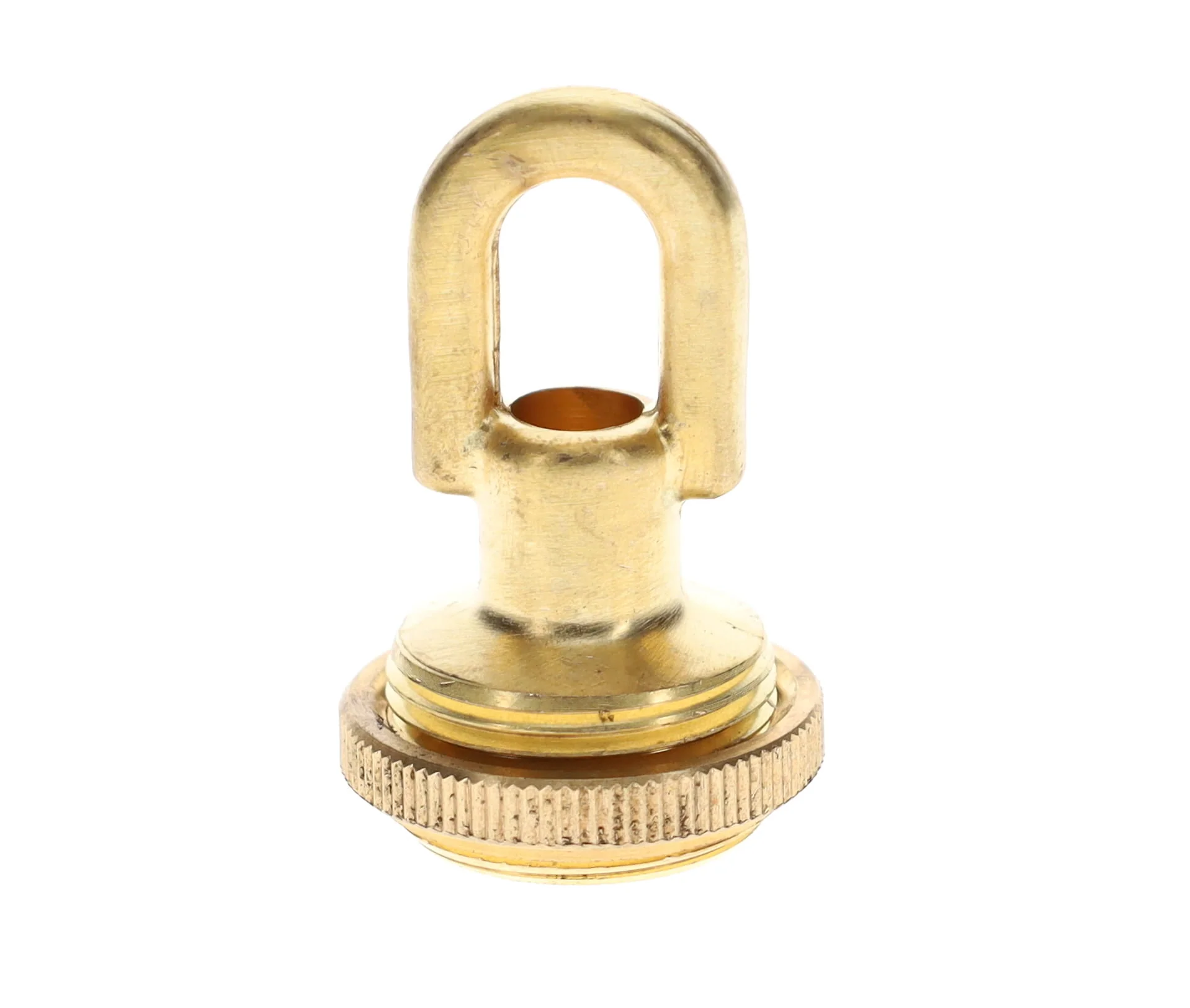 Cast Unfinished Brass Screw Collar Loop Canopy Set, Tap 1/4IP, Mounting Hardware Kit (10951U) - Image 2