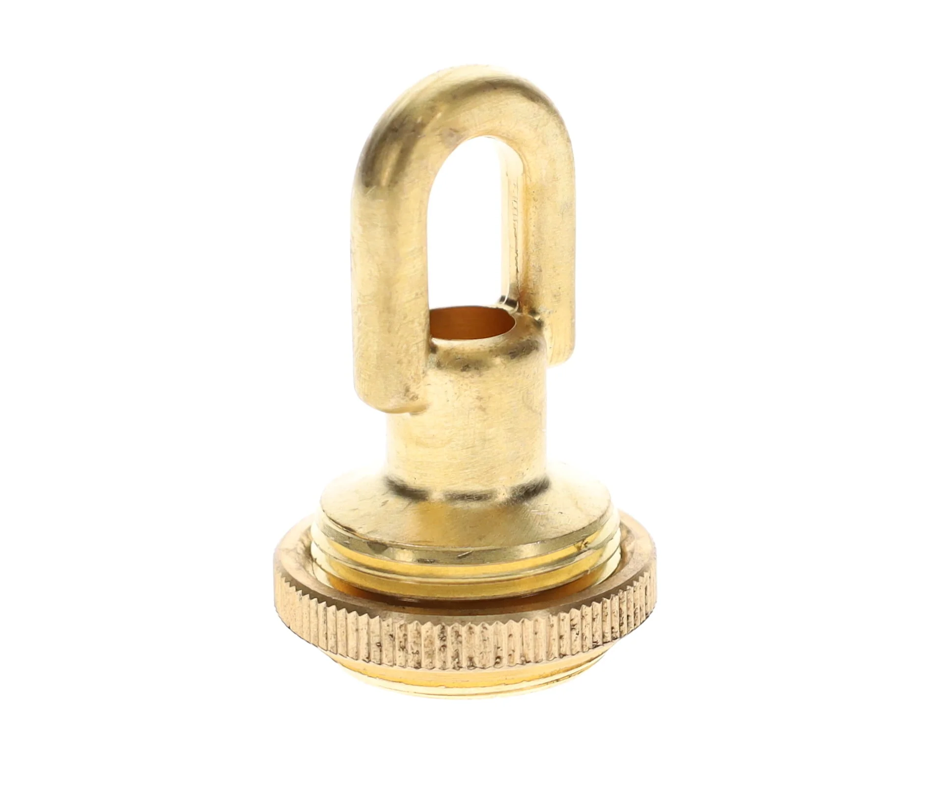 Cast Unfinished Brass Screw Collar Loop Canopy Set, Tap 1/4IP, Mounting Hardware Kit (10951U) - Image 3