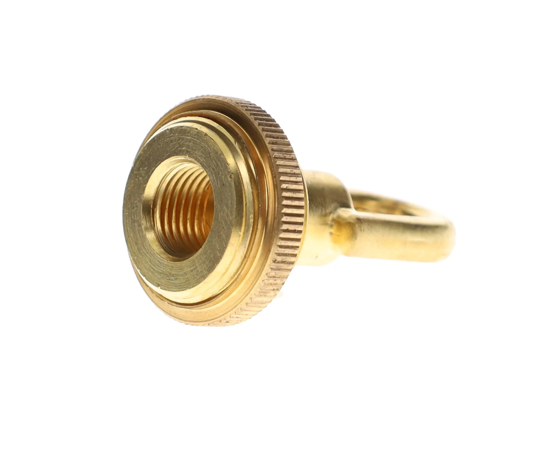 Cast Unfinished Brass Screw Collar Loop Canopy Set, Tap 1/4IP, Mounting Hardware Kit (10951U) - Image 5